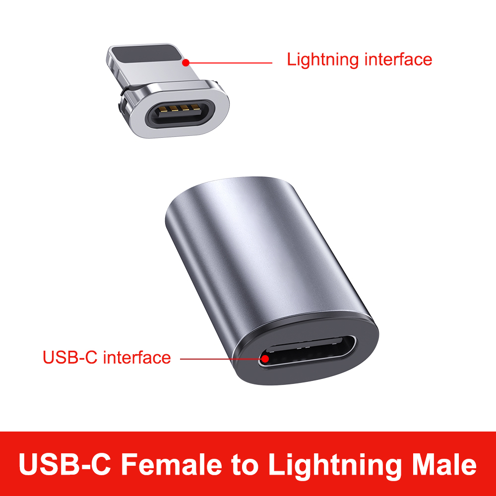 Detachable Magnetic Connector to USB C Adapter 07