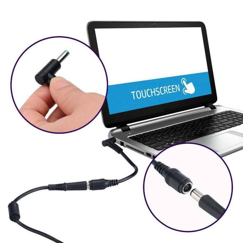 Female 7.4mm x 5.0mm to Male 4.5mm x 3.0mm Charger Adapter Connector Converter Cable 01