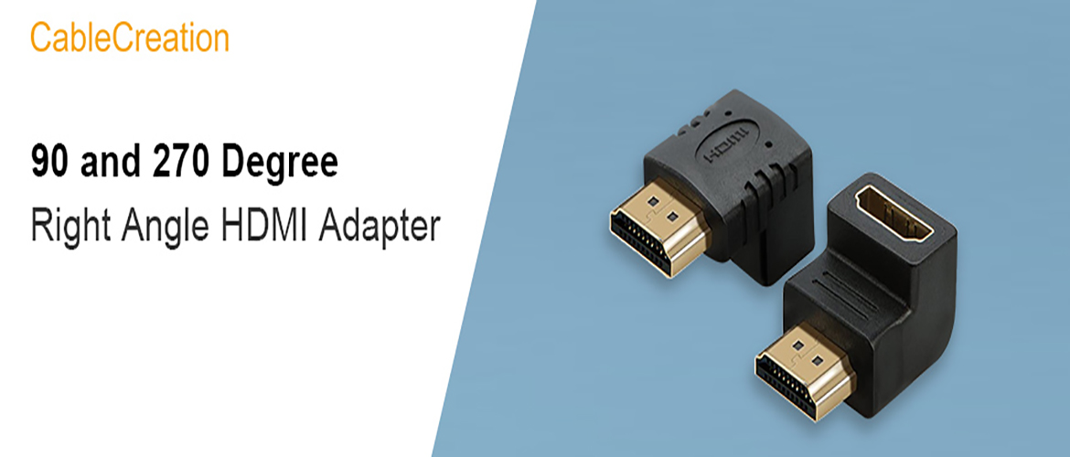 HDMI to HDMI 90 Degree Converter Adapter 02a