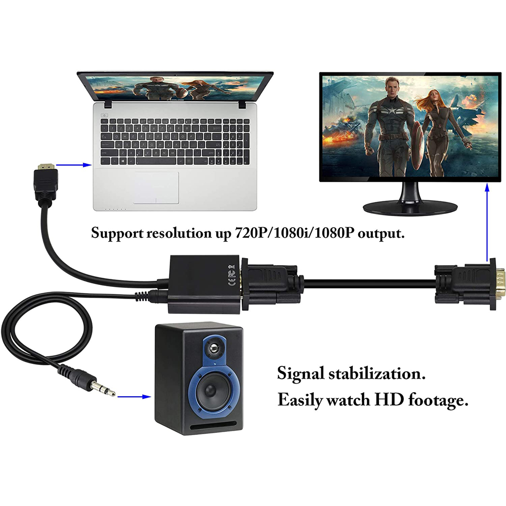 HDMI to VGA with Audio 05