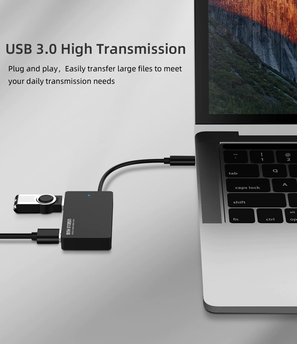 Type C to 4 USB 3.0 Ports 03