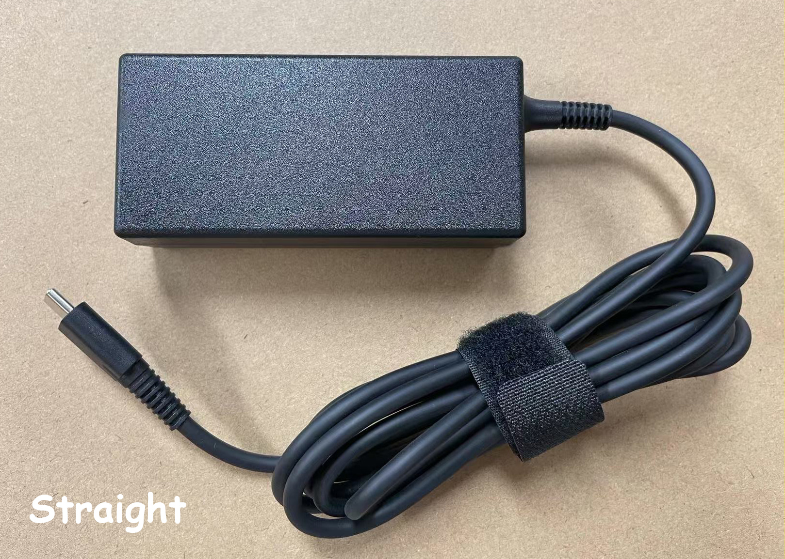 HP 45W Charging Power Adapter with USB C Connector Straight 01