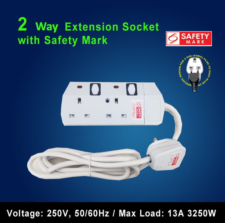 Sum Extension Socket 2 Way