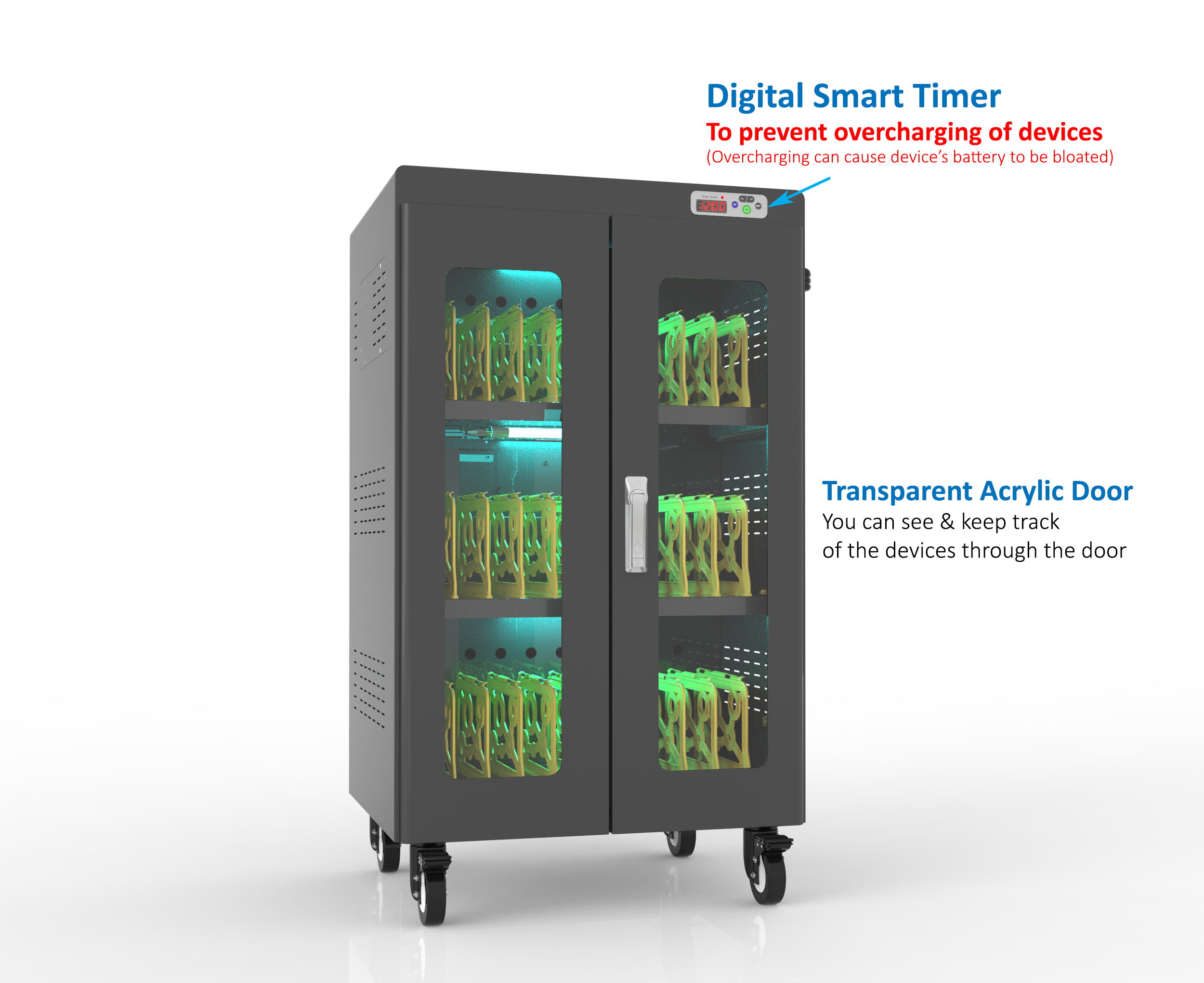 VL P30LUSC 1B Digital Timer Acrylic Door