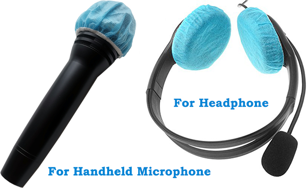 Sanitary Cover for Handheld Microphone and Headphone
