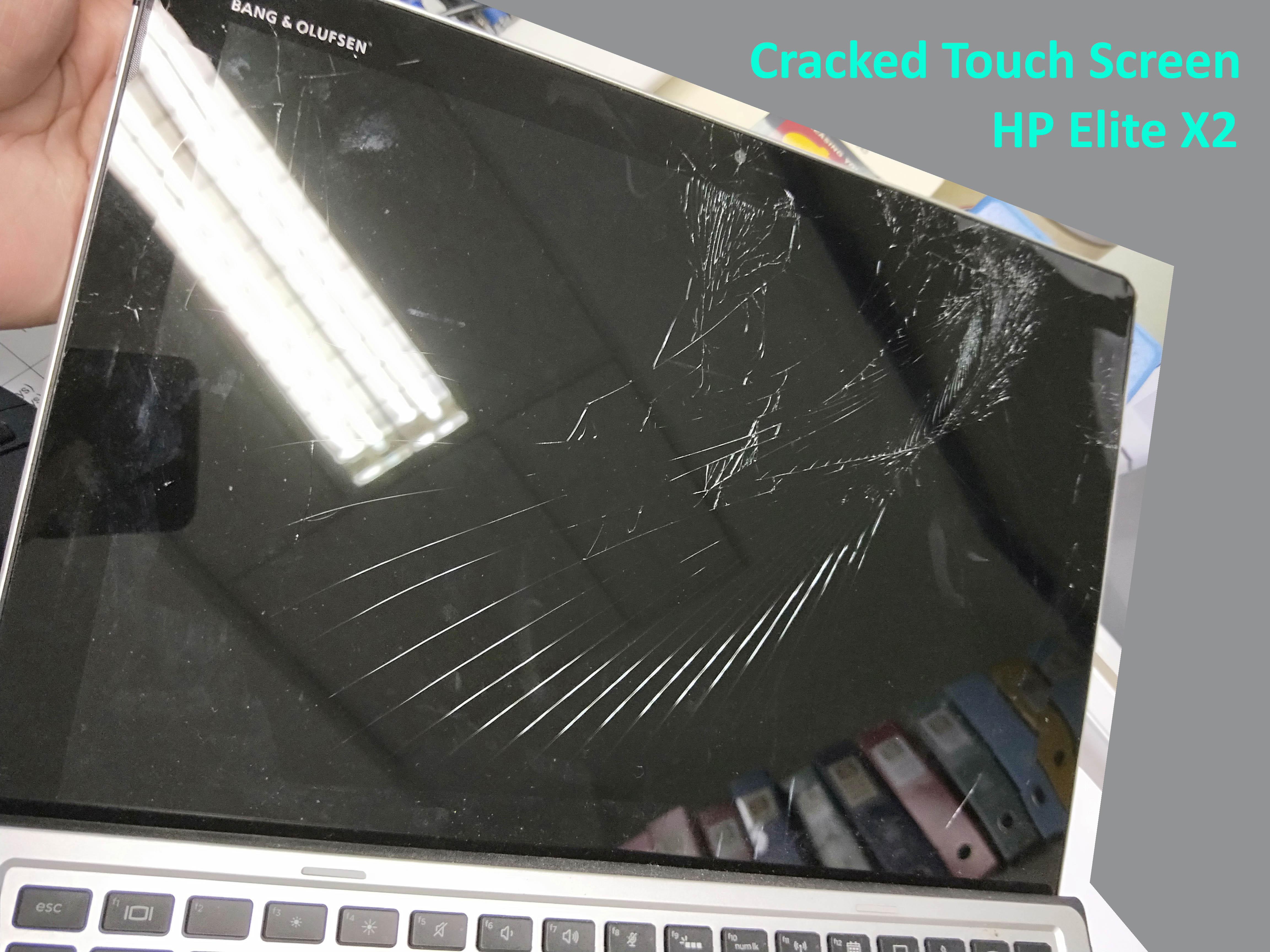 HP Elite X2 Cracked Touch Screen