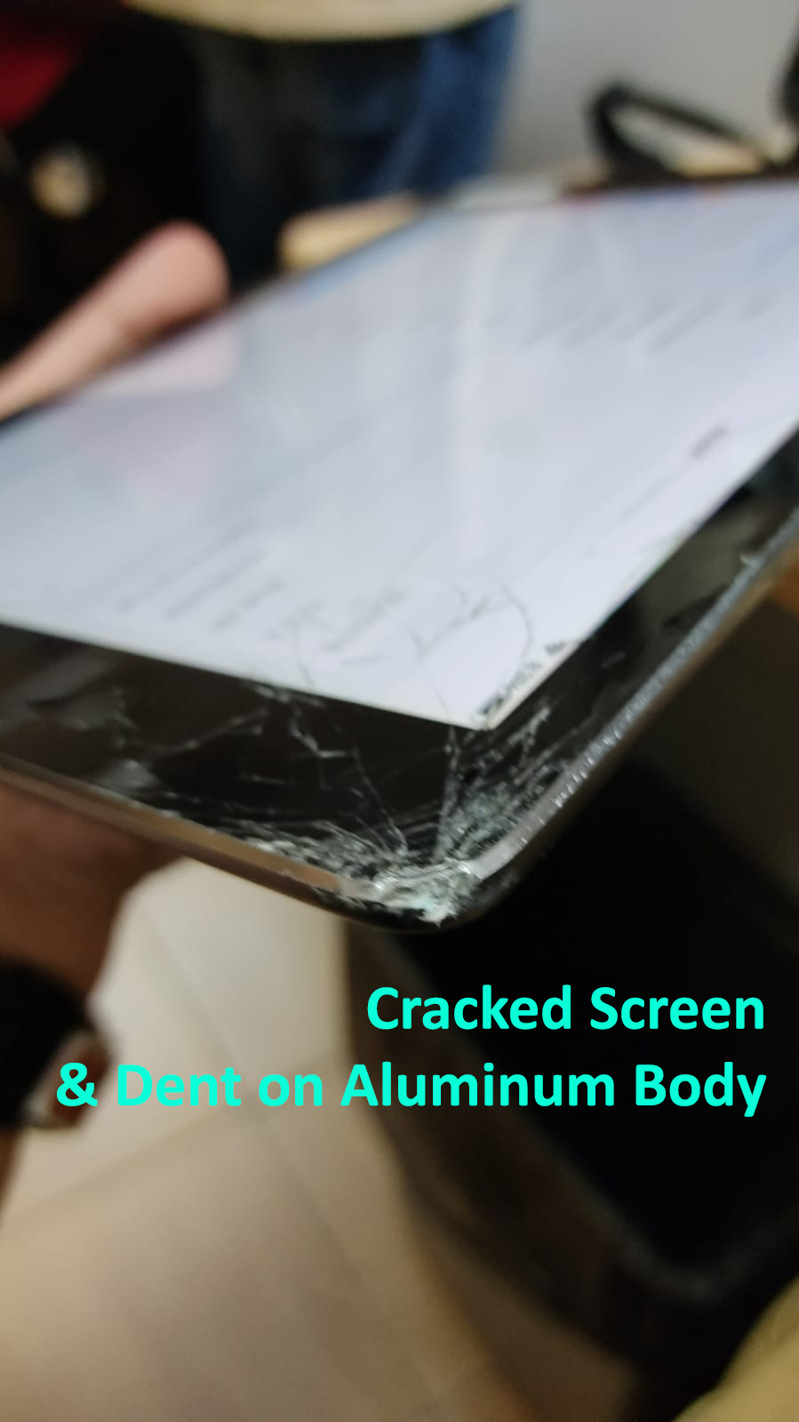 iPad Air 1 A1474 Cracked Screen 1
