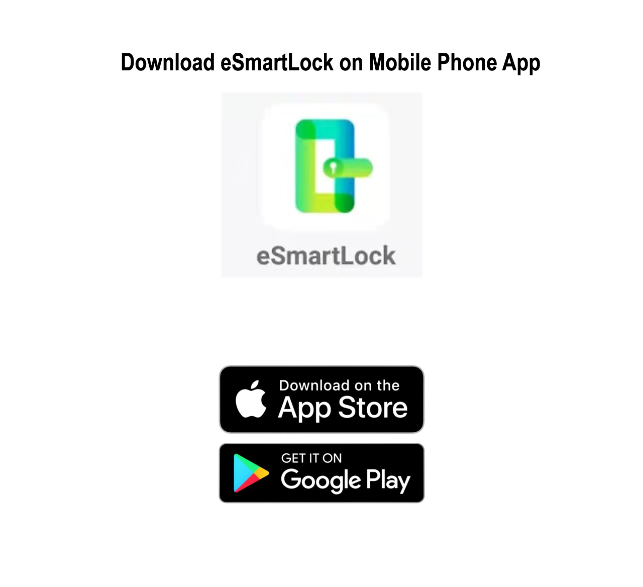 eLinkSmart Lock P6BF App1