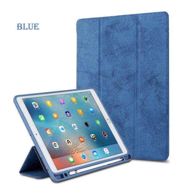 Denim Smart Cover with Pencil Holder 16