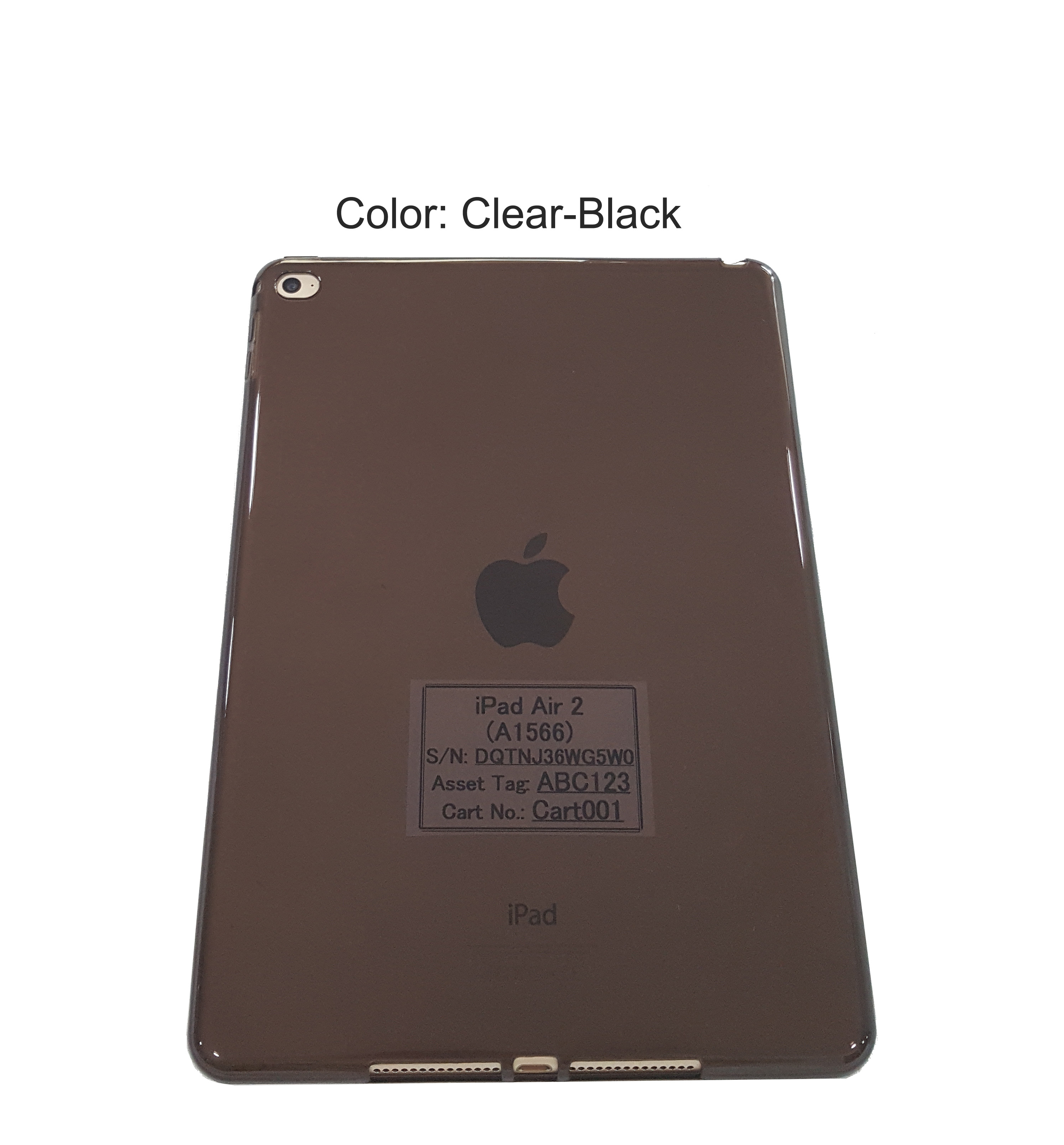 TPU Clear Case Black Actual