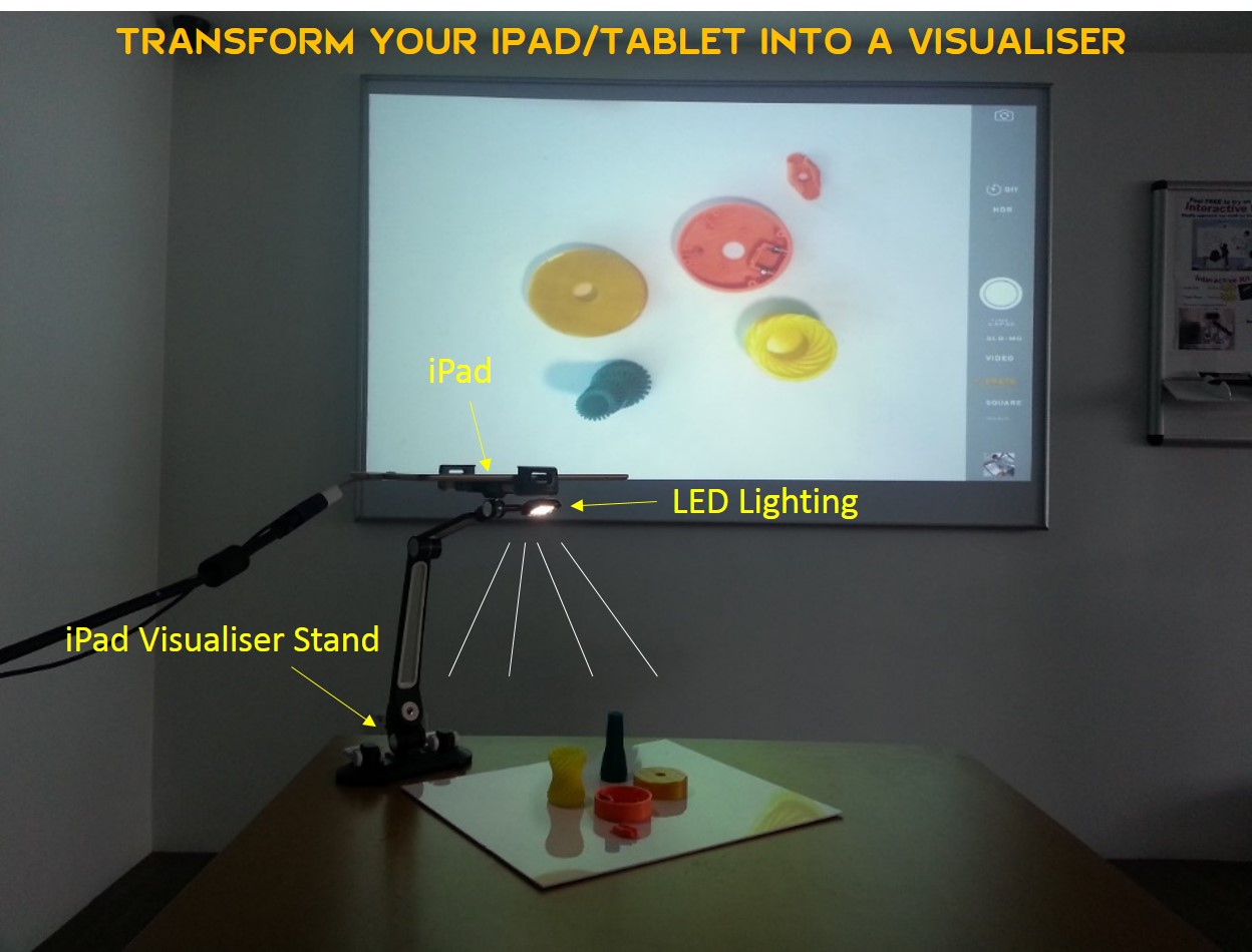 iPad visualiser stand suction 20